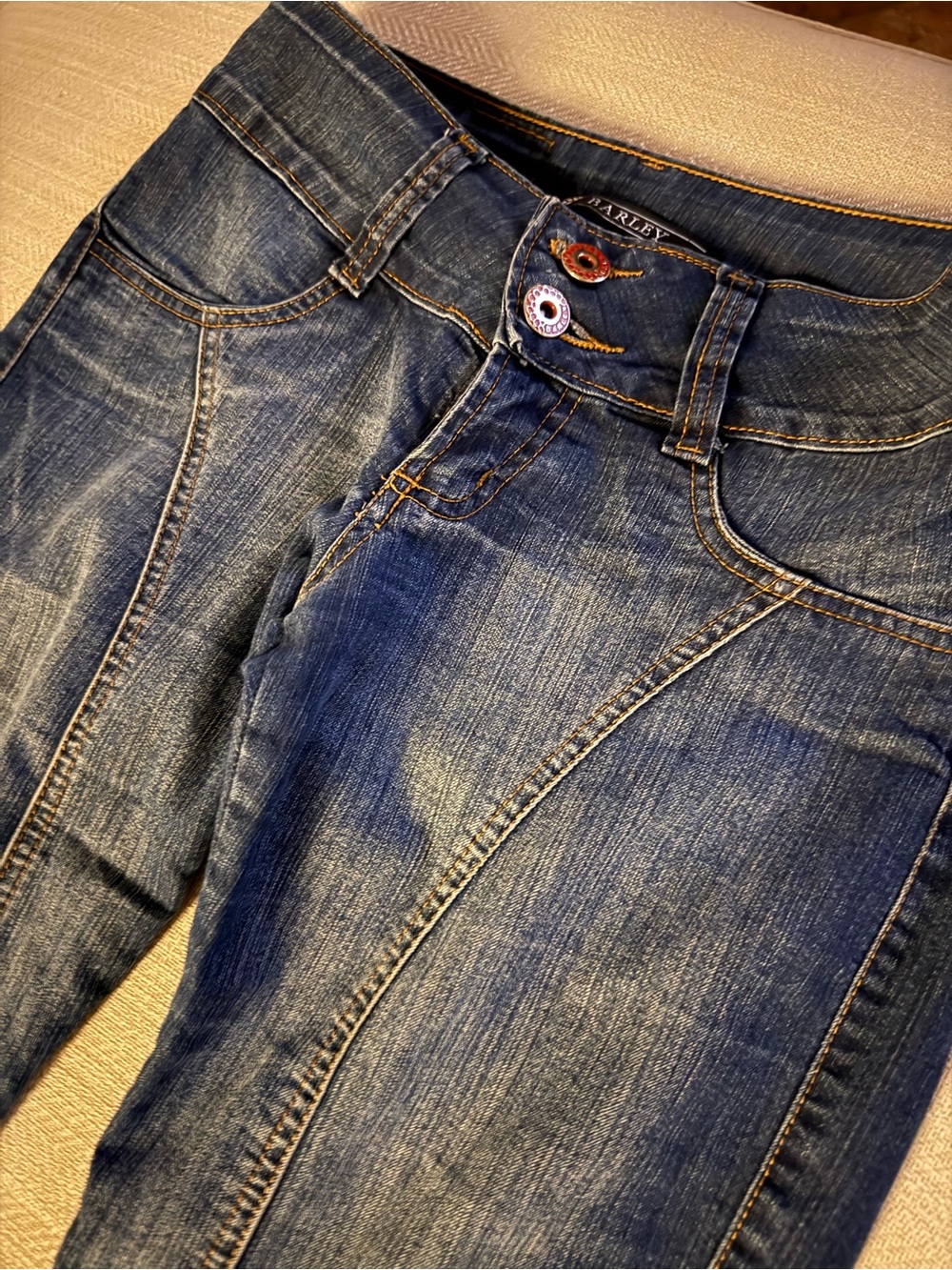 Barley Dark Blue Denim Jeans